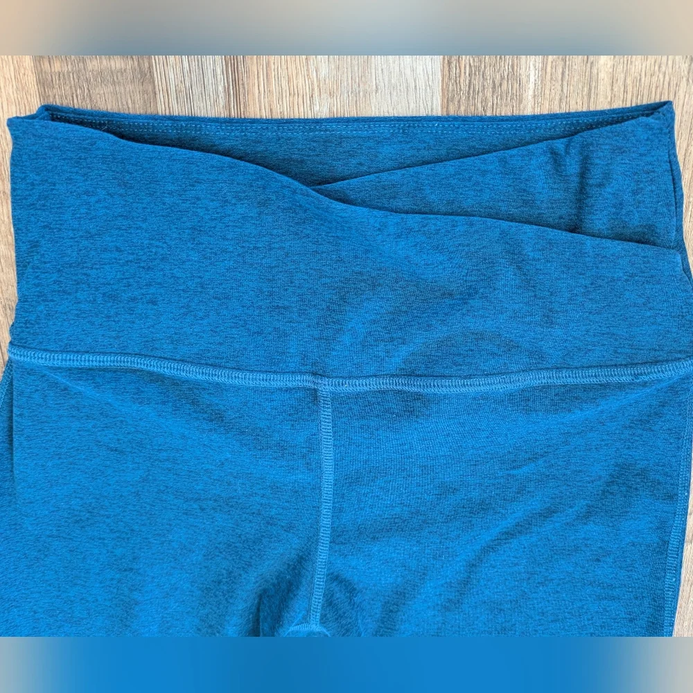 Beyond Yoga Spacedye At Your Leisure Bootcut Pant High Waisted Blue Sz L - Picture 4 of 16